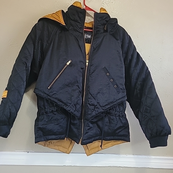 BRAETAN Puffer Jacket thick warm jacket womens size M pre-owned 1980s Winter - Picture 1 of 16